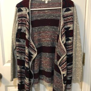 XL Open Front Cardigan